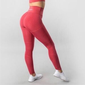 Alphalete Og Revival High Rise Leggings Cherry Ice